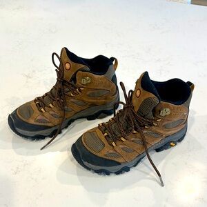 Merrell Men's Brown Hiking Boots-Size 8